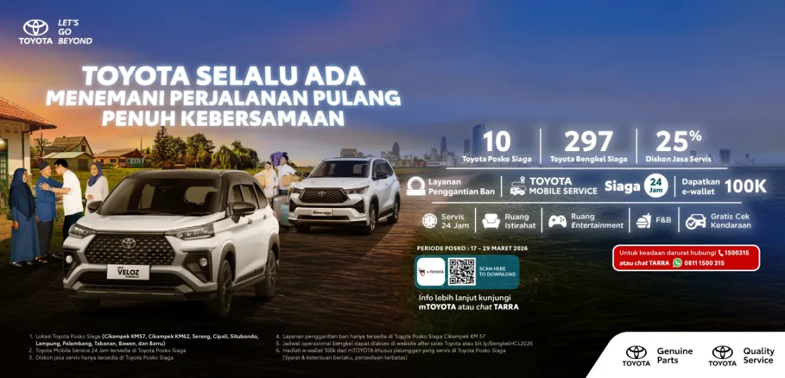 Liburan Lebih Tenang, Toyota Selalu Menemani