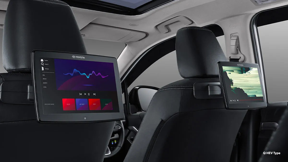 10" Dual Rear Seat Entertainment (RSE) (All Q HEV & All V Type)
