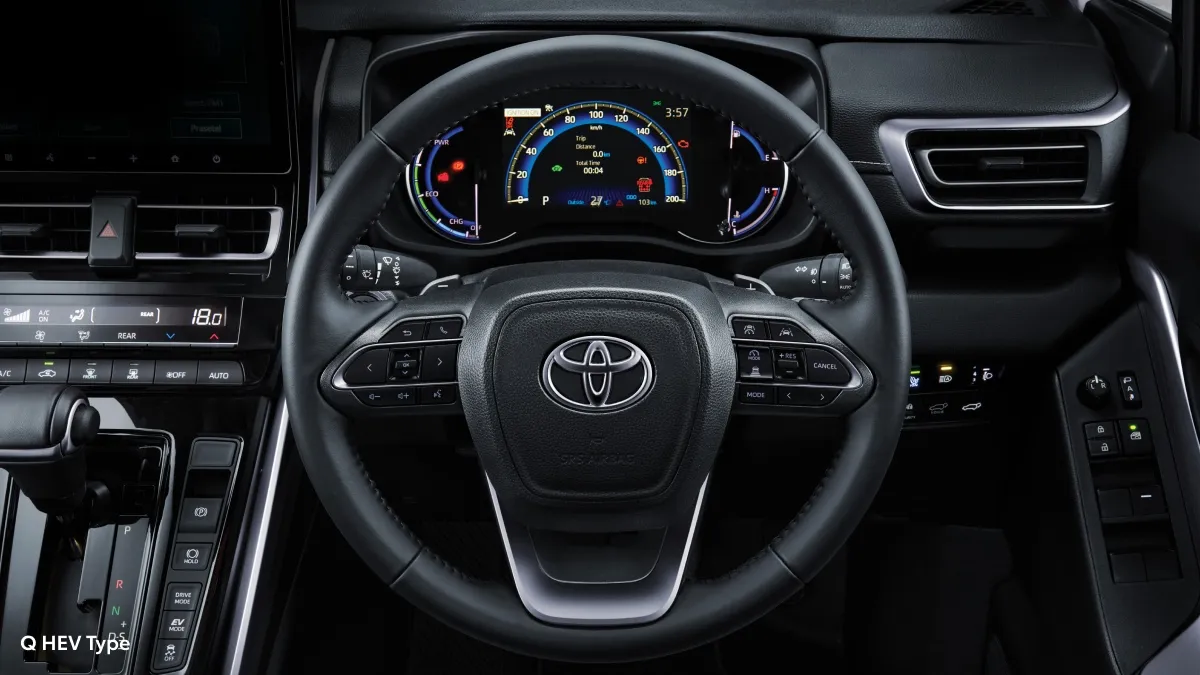 Steering Wheel with Paddle Shift (All Q HEV Type)